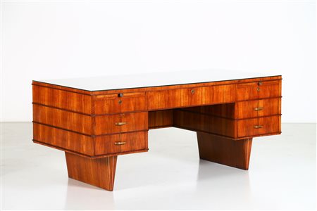 PONTI GIO' (1891 - 1979) Scrivania Vetrocoke Milano. -. Cm 185,00 x 79,00 x...