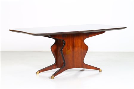 BORSANI OSVALDO (1911 - 1985) Tavolo. . Cm 198,00 x 82,00 x 99,50. Legno di...