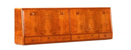 PONTI GIO' (1891 - 1979) Credenza sospesa . -. Cm 200,00 x 60,00 x 27,00....