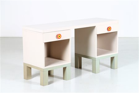 SOTTSASS ETTORE (1917 - 2007) Elementi componibili, mod. Cubirolo . . Cm...