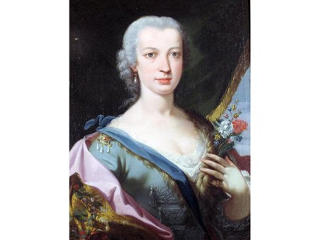 Pittore attivo a Venezia Ritratto di Maria Antonietta Olio su tela,...