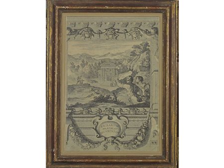 Incisione del XVII secolo tratta dal Sacrarium Praebeat Securitatem di Pietro...