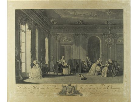 Incisioni tratte da Nicolas Lavrience di Françios Dequevauviller...