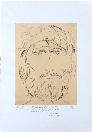 Giacomo Manzù, Ulisse Acquaforte/Acquatinta, cm 100x70