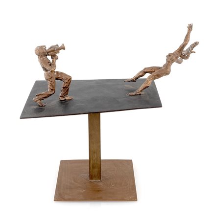 Vincenzo Gaetaniello, Ripresa Cinematografica 1984 Scultura in bronzo, cm...