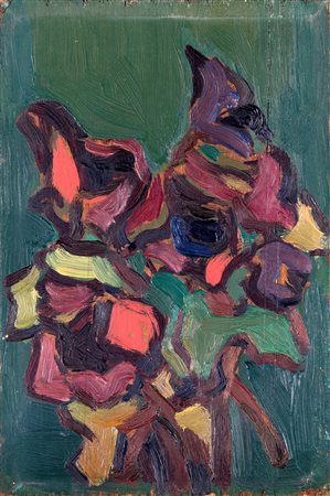 Giulio Turcato, Composizione 1942/1943 Olio su tavola, cm 18x12