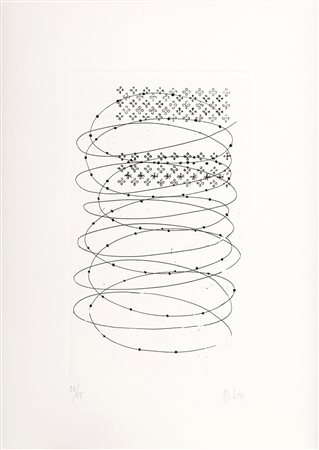Fausto Melotti, Senza Titolo 1973 Acquatinta, 35x25 cm