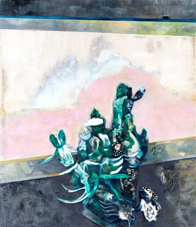 Marilù Eustachio, Senza titolo (Cactus) 1965 Olio su tela, cm 130x112