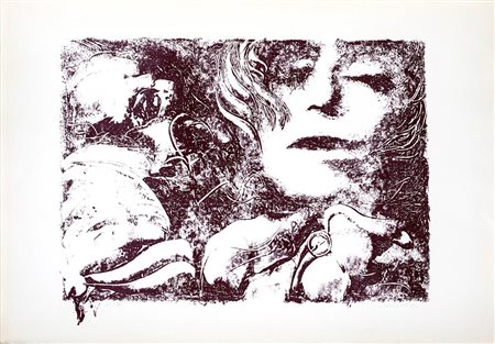Franco Mulas, FIGURE 1970 Litografia, cm 50x70