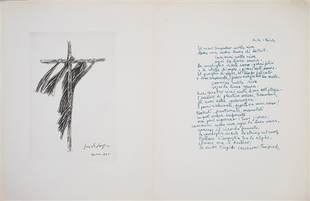 Pericle Fazzini, Omaggio a Pericle Fazzini 1970 Acquaforte/Acquatinta, 32,5x50