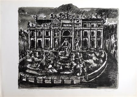 Tono Zancanaro, Lotto di 4 litografie