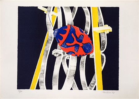 Aldo Turchiaro, SENZA TITOLO 1969 Litografia, cm 50x70