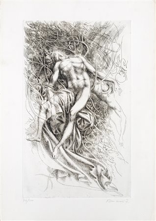 Riccardo Tommasi Ferroni, SENZA TITOLO Acquaforte/Acquatinta, cm 50x35