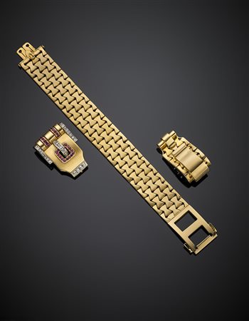 WEINGRILL Bracciale modulare, flessibile con due clips smontabili a cartiglio...