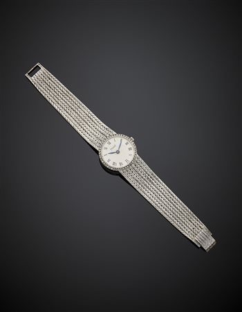 PIAGETOrologio da polso da donna in oro bianco e diamanti con bracciale...