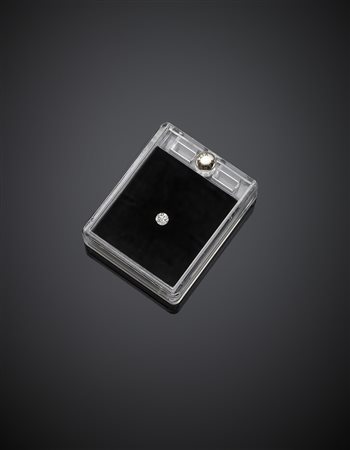 Diamante rotondo taglio a brillante di ct. 0,42 circa.-ENRound ct. 0.42 circa...