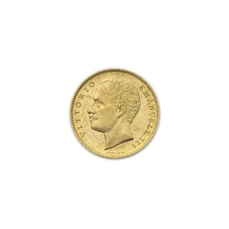 Vittorio Emanuele III (1900-1946)20 lire 1905. Pag. 664. AU. SPL/FDC.