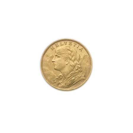 SVIZZERAConfederazione. 20 franchi 1926. KM 35.1. Coniati appena 50.000...