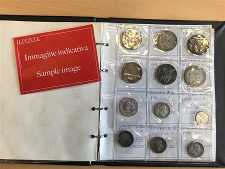 VARIEAlbum comprendente oltre 85 monete e una medaglia, metalli vari. Si...