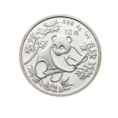 CINARepubblica Popolare.10 yuan 1992/Panda. KM 397. AG. PROOF.