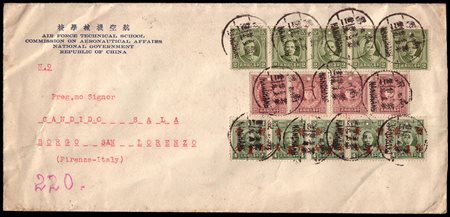 CINA 1934Busta intestata "AIR FORCE TECHNICAL SCHOOL / COMMISSION ON...