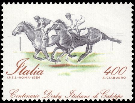 REPUBBLICA 1984Varietà. 400 lire "Derby in pista"ProvenienzaCollezione...