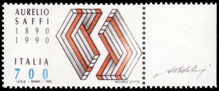 REPUBBLICA 1990Varietà. 700 lire "Saffi rosso"ProvenienzaCollezione...