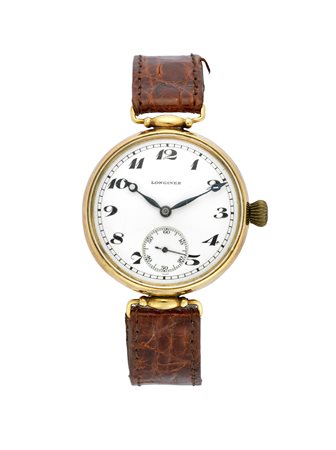 LONGINESOrologio da polso da uomo in oro 18K con anse snodateAnni...