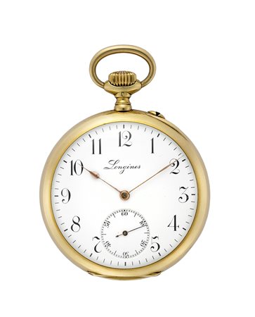 LONGINESOrologio da tasca da uomo in oro 18KEpoca fine secolo XIX/inizio...