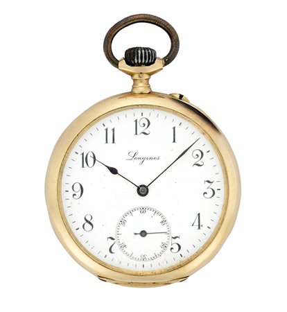 LONGINESOrologio da tasca in oro 18KEpoca inizio secolo XXQuadrante,...