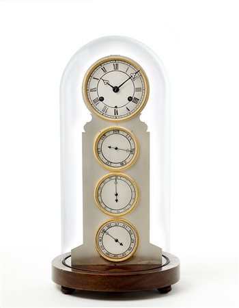 ANONIMO, FranciaOrologio schelatrato con struttura formata da una piastra...