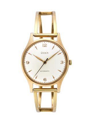 DOXAOrologio da polso da uomo in oro 18K con bracciale "tropical" in oroAnni...