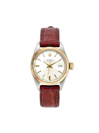 ROLEX LADY Orologio da polso da donna in acciaio, con due cinturini di cui...