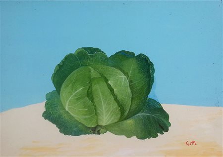 Bartolomeo Gatto Moio della Civitella 1938 Che Cavolo! 1963 olio su tavola 70...