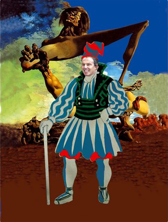 Bartolomeo Gatto Moio della Civitella 1938 Toni Blair, 2004 grafica digitale...