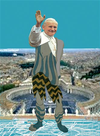 Bartolomeo Gatto Moio della Civitella 1938 Papa Giovanni Paolo II grafica...