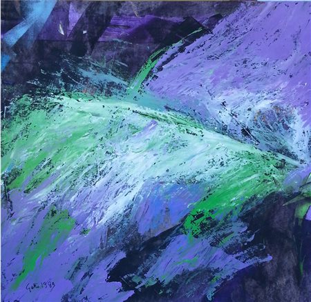 Bartolomeo Gatto Moio della Civitella 1938 Magica, 1989 acrilico su tavola 50...