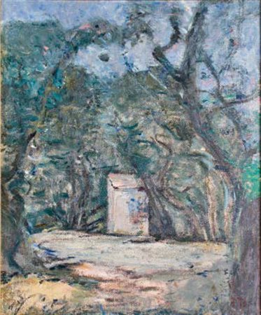 ARTURO TOSI Busto Arsizio 1871 – Milano 1956 PAESAGGIO olio su tela, cm...