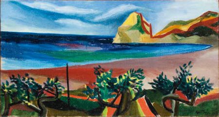 RENATO GUTTUSO Bagheria 1911 - Roma 1987 CAPO ZAFFERANO, 1947 olio su tela,...