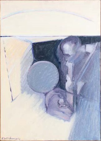 FRANCO FRANCESE Milano 1920 - 1996 MELANCONIA DEL DÜRER, 1969 olio su tela,...