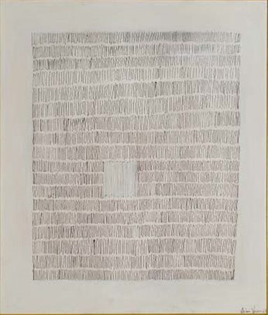 ARTURO VERMI Bergamo 1928 – 1988 SENZA TITOLO, (DIARIO) 1963 tecnica mista su...