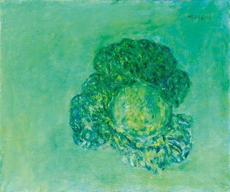 GINO MELONI Varese 1905 – Lissone 1989 IL CAVOLO, 1980 olio su tela, cm...