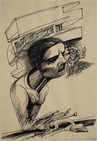 TINO VAGLIERI Trieste 1929 – Rivolta d’Adda 2000 PER M.L.U. - FIGURA DAL...