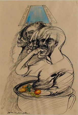 TINO VAGLIERI Trieste 1929 – Rivolta d’Adda 2000 SENZA POTERE, 1977 tecnica...