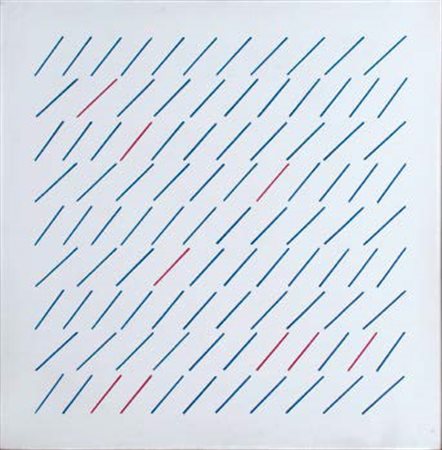 MARIO NIGRO Pistoia 1917 - Livorno 1992 INCONTRARSI, 1973 tempera su tela, cm...