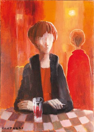 ELIANO FANTUZZI Modena 1909 - Verona 1987 SENZA TITOLO olio su tela, cm...