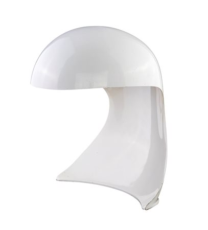 Lampada da tavolo "Dania" in metallo laccato bianco. Prod. Artemide 1969 cm...