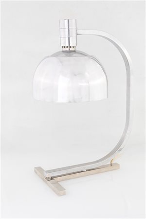 Lampada da tavolo in metallo cromato Prod. Sirrah serie AM/AS 1970 cm 66x45x28