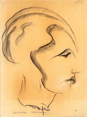 Antonio Marasco Nicastro 1896-Firenze 1975, Ritratto di Antonio Sant'Elia...