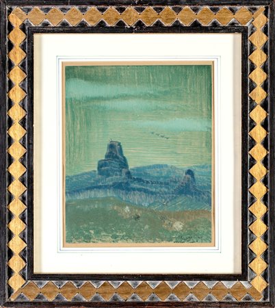 Thayaht Firenze 1893-Marina di Pietrasanta 1959, Sorvolando l'Amba Alangi...